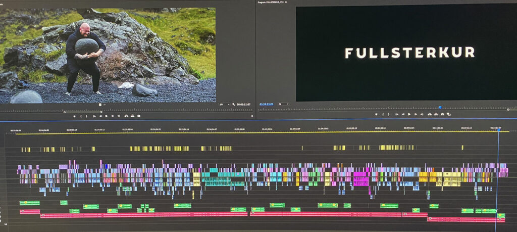 Fullsterkur Adobe Premiere 8K Timeline